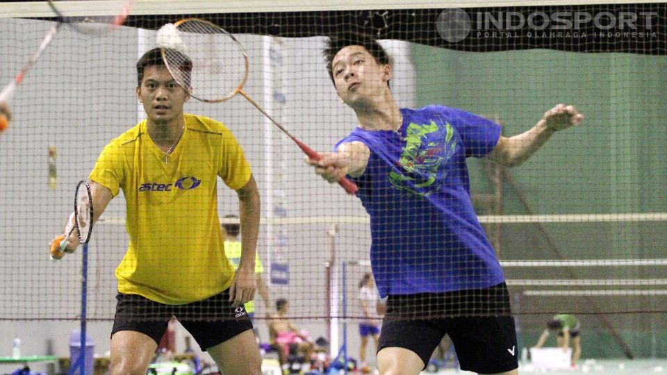 Mengulas tiga pemain paling dibicarakan badminton lovers Negeri Gingseng di Korea Masters 2023, termasuk debut Kevin Sanjaya bareng Rahmat Hidayat. Copyright: © Herry Ibrahim/INDOSPORT